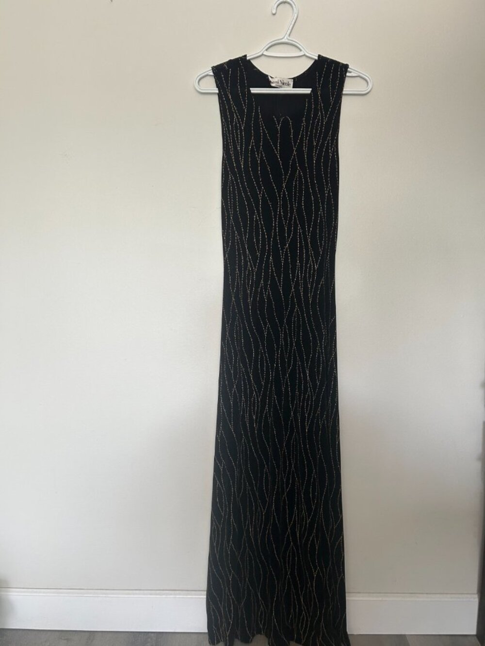 black vintage maxi dresses for women